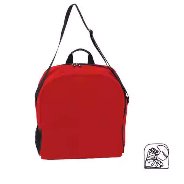 Mivall Sella Skischuhtasche rot/schwarz
