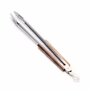 Grill- und Kohlenzange Edelstahl - 41 cm