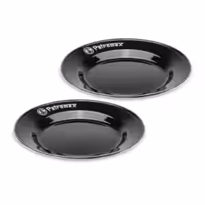Emaille Teller 2x Set White
