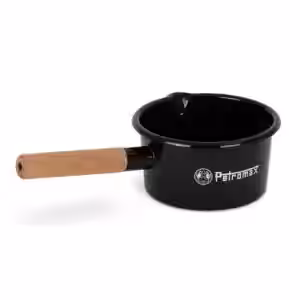 Emaille Stieltopf Black