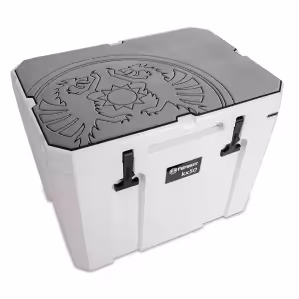 Haft-Auflage Kühlbox Grau