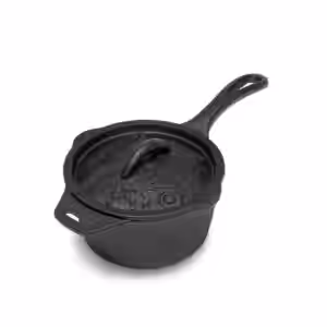 Gusseiserne Kasserolle Black
