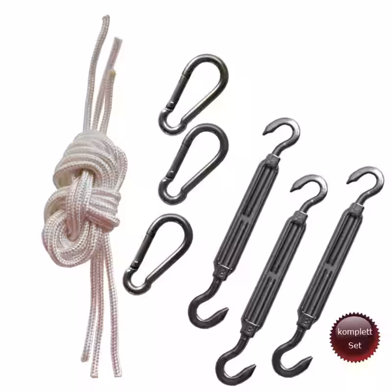 10124245 mivall sonnensegel tarp befestigung set
