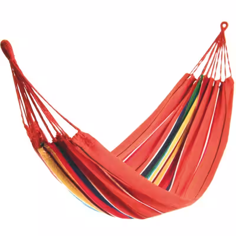 KingCamp Hängematte Canvas Rot/Gelb 1 KingCamp Hängematte Canvas Rot/Gelb