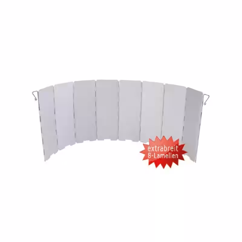 Mivall Alu-Windschutz für Campingkocher 1 Mivall Alu-Windschutz für Campingkocher