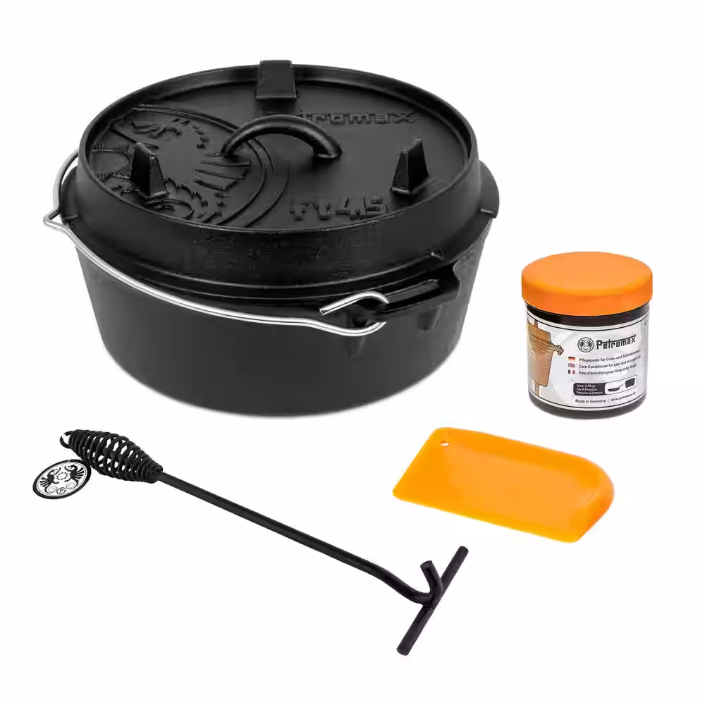 Feuertopf ft4.5-t Set Einsteiger - Dutch Oven Set 4 Liter schwarz 1 Feuertopf ft4.5-t Set Einsteiger - Dutch Oven Set 4 Liter schwarz